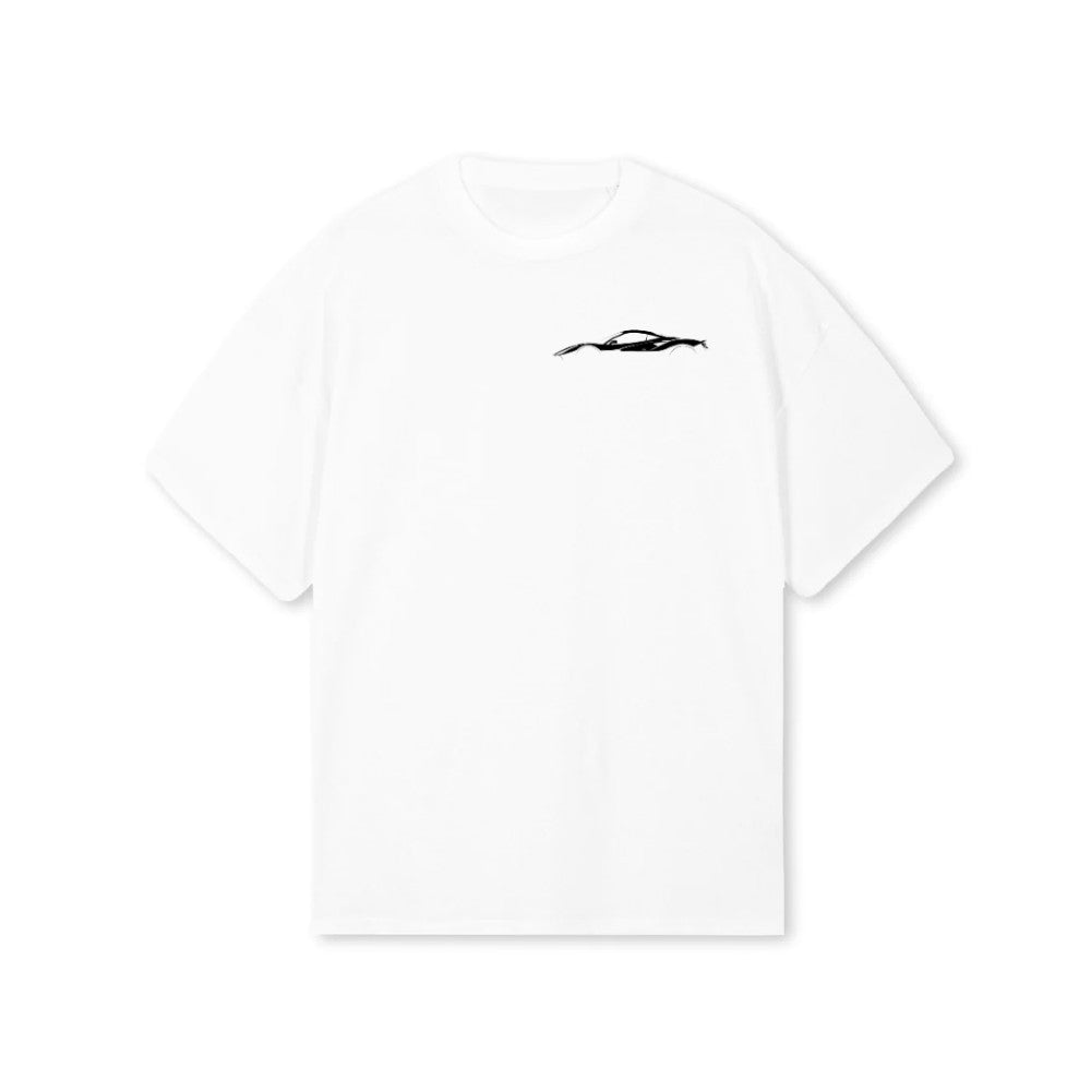 Need Money for Ferrari Oversized T-Shirt - White