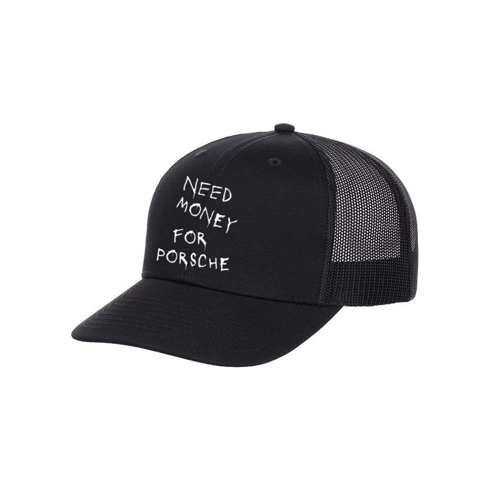 Need Money for Porsche Trucker Hat - Black